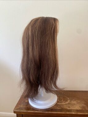 Uniwigs Courtney Human Hair Topper in Chocolate Caramel